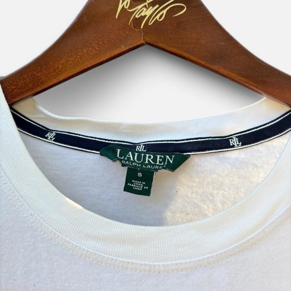 Navy and White Striped Women's Top - Picture 3 of 4